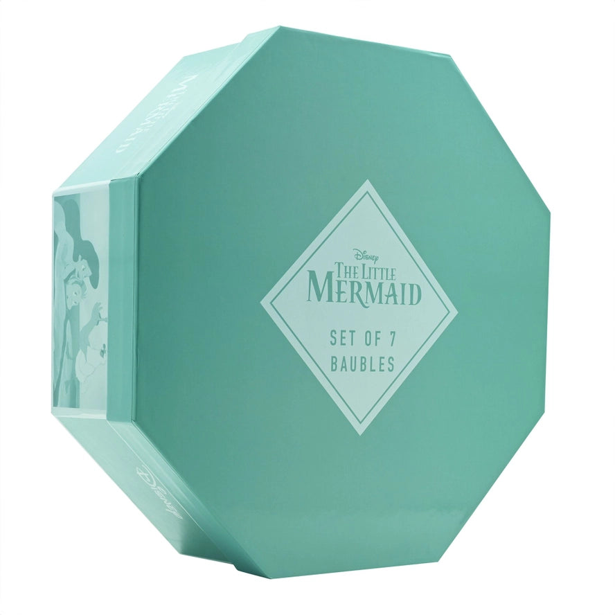 Disney Weihnachtsbaumkugeln im Set „Die kleine Meerjungfrau“, 7 Stück