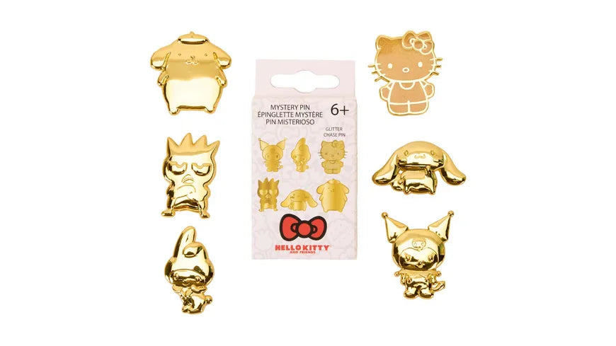 Loungefly Hello Kitty by Loungefly Ansteck-Pins 50th Anniversary Gold