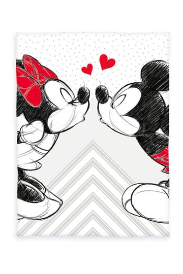 Disney Flanell-Fleecedecke Mickey & Minnie Mouse 150 x 200 cm