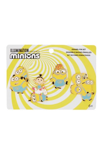 Loungefly Minions Pin Ansteck-Pins 4er-Set