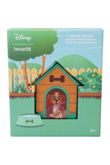 Disney Ansteck-Pin mit 3D-Effekt Susi (Susi & Strolch) 8 cm