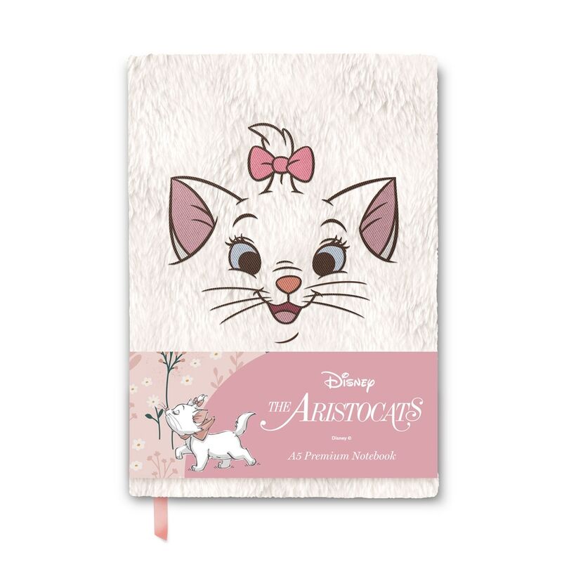 Aristocats Marie A5 Premium Plüsch-Notizbuch