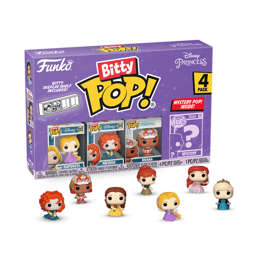 Bitty Pop! Disney Prinzessinnen 4er-Pack Serie 4