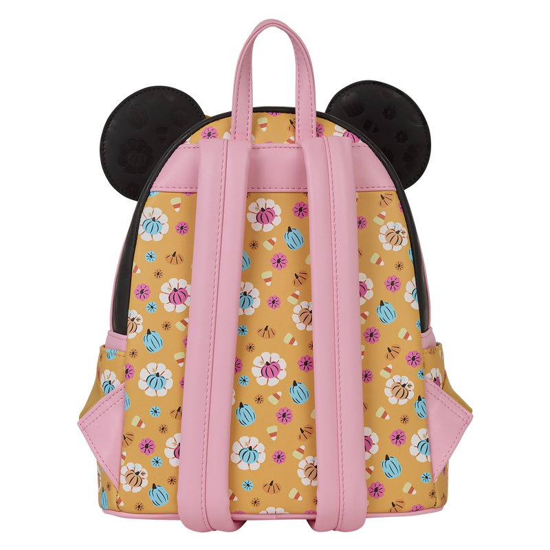 Minnie Maus Cosplay Blumen Kürbis Glow Mini Rucksack
