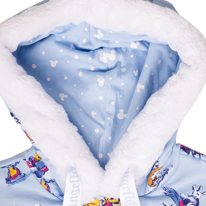 Loungefly Kapuzenjacke Mickey and Friends Winter Wonderland