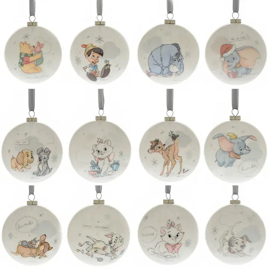 Disney Weihnachtskugeln, 12-teiliges Set
