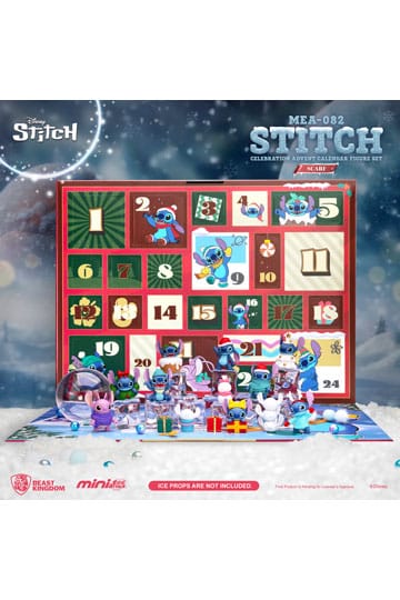 Stitch Mini Egg Attack Adventskalender Stitch celebration Figure Set