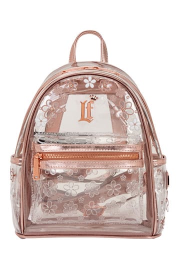 Loungefly Mini-Rucksack aus transparentem Blumenmuster 🎁 Mit Gratis-Pin
