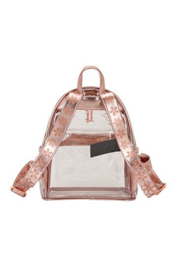 Loungefly Mini-Rucksack aus transparentem Blumenmuster 🎁 Mit Gratis-Pin