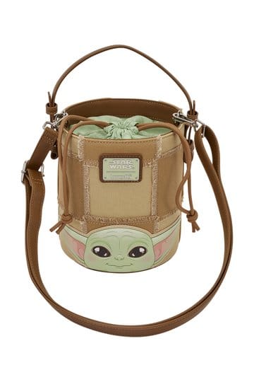 Loungefly Die Mandalorian Grogu & Anzellan Umhängetasche mit Kordelzug und Münzfach (Pre-Order)