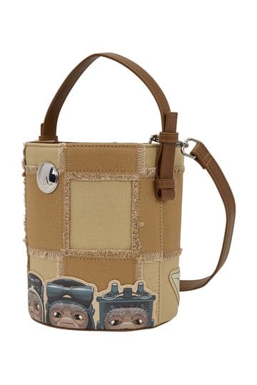 Loungefly Die Mandalorian Grogu & Anzellan Umhängetasche mit Kordelzug und Münzfach (Pre-Order)