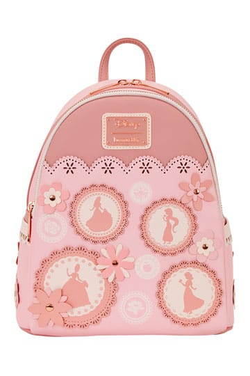 Loungefly Disney Prinzessin Mini-Rucksack mit Blumenmuster