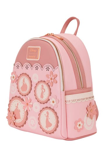 Loungefly Disney Prinzessin Mini-Rucksack mit Blumenmuster
