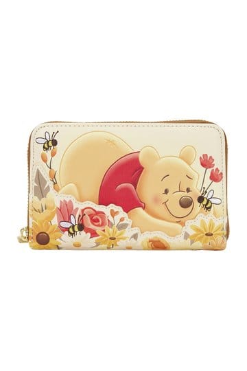 Loungefly Winnie Pooh Bienen & Blumen Reißverschluss-Geldbörse (Pre-Order)