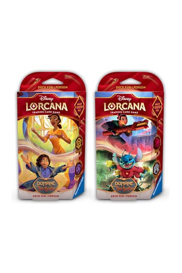 Disney Lorcana: Domäne von Dschafar - Bernstein und Amethyst Deck für 1 Person (Deutsch)