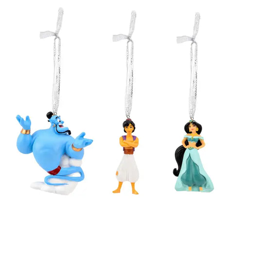 Disney Set mit 3 Hängedekorationen Genie, Jasmine, Aladdin