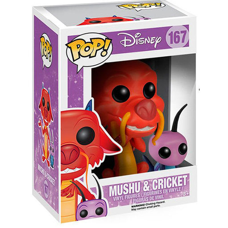 Funko Pop Mulan Mushu & Cricket