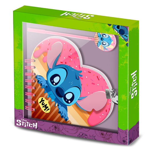 Stitch Disney Tagebuch + Stiftset