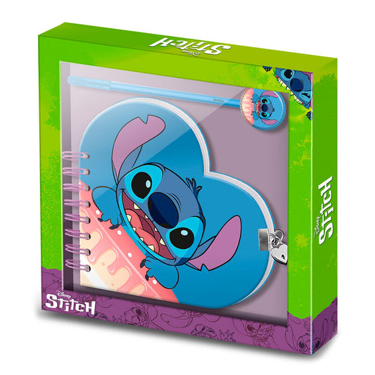 Disney Cake Stitch Casual Tagebuch + Stiftset