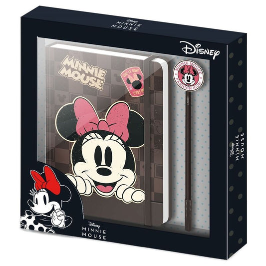 Minnie Disney Tagebuch + Stiftset