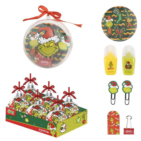 Grinch Schreibwaren-Set, Kugel, Weihnachtsdekoration