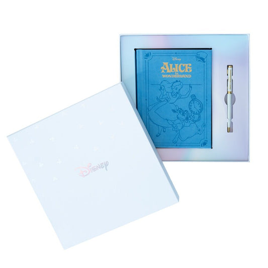 Alice im Wunderland A5 Notizbuch-Set + Stift