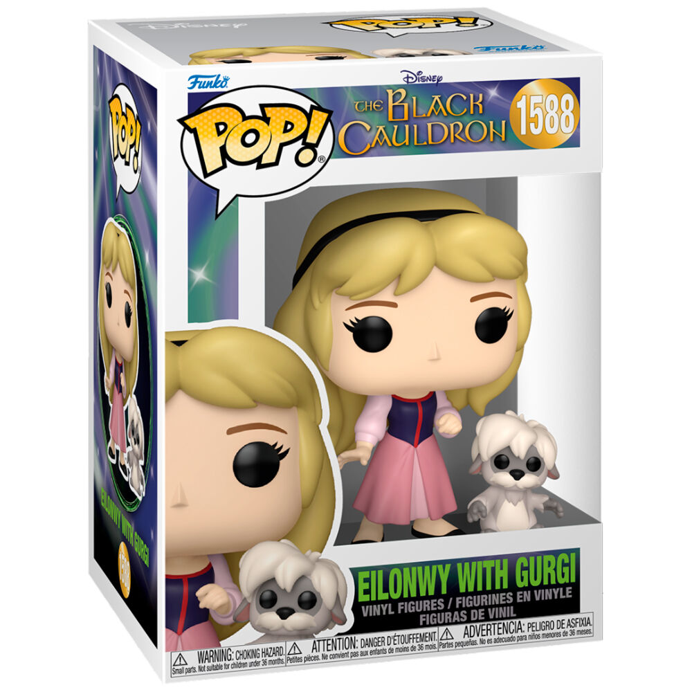 Funko Disney Der Schwarze Kessel Pop! Vinyl Eilonwy mit Gurgi-Figur Pop!