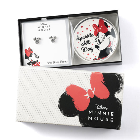 Minnie Disney Ohrringe + Schmuckplatte