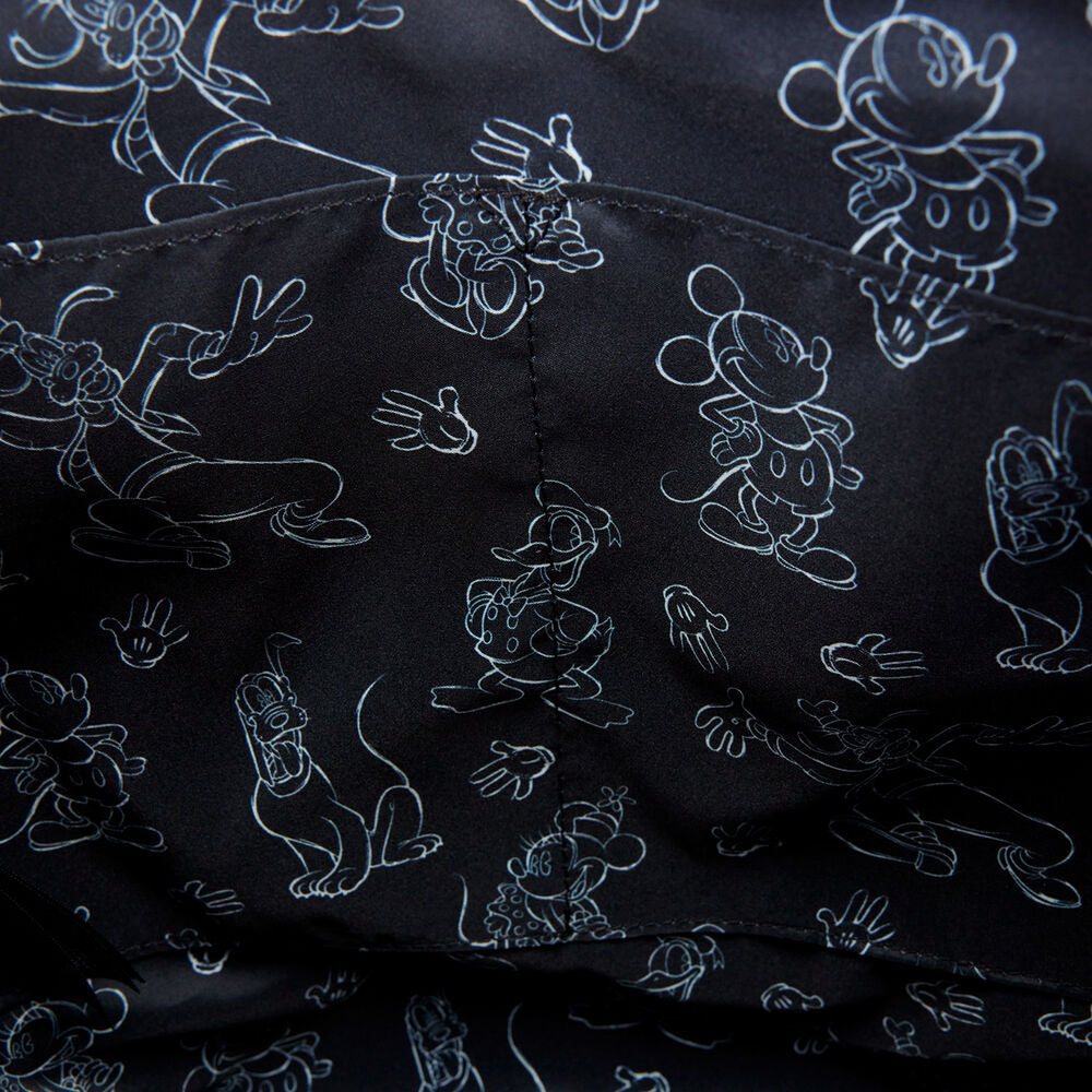 Loungefly Minnie Mouse Künstler-Skizzen-Rucksack und Tragetasche zum Umwandeln