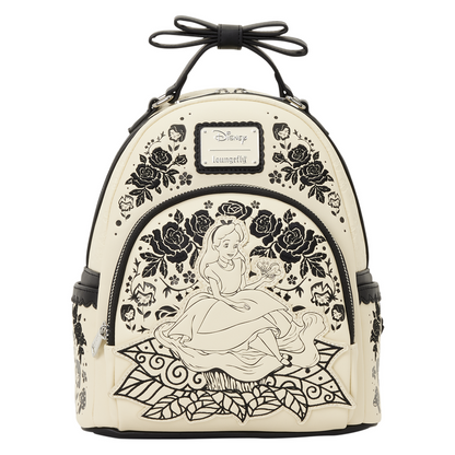 Loungefly Alice im Wunderland Blumen-Mini-Rucksack