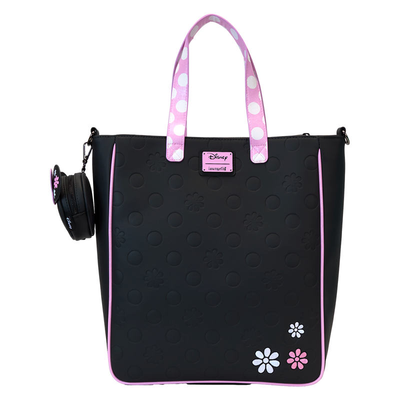 Loungefly Minnie Floral Rock the Dots Tragetasche mit Münzfach